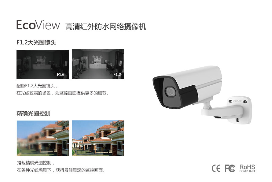 EC4502-IR(E)B 200萬像素高清防水網(wǎng)絡攝像機